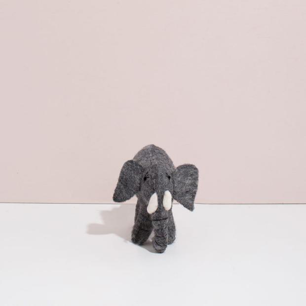 Hand Felted Elephant | Small